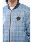 Viktor & Rolf Front Zipped Checked Nylon Bomber Jacket