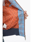 Viktor & Rolf Front Zipped Checked Nylon Bomber Jacket
