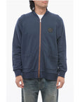 Viktor & Rolf Brushed Cotton Zip-up Sweatshirt with Patch Pockets