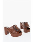 Viktor & Rolf MELISSA Rubber BUCKLE UP Mules with Maxi Buckle 10cm