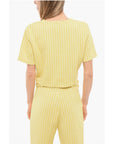 Viktor & Rolf Cropped BANDEAU BOW Top with Deep Neckline
