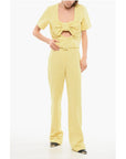Viktor & Rolf Cropped BANDEAU BOW Top with Deep Neckline