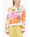 Viktor & Rolf Over BOXY Sweater with Floral Print