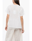 Viktor & Rolf Sangallo FLOATING TIME T-shirt With Mesh Detail