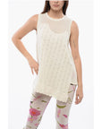 Viktor & Rolf Sleeveless HANGING BY A THREAD Top With Mesh Detail