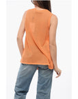 Viktor & Rolf Sleeveless HANGING BY A THREAD Top With Mesh Detail