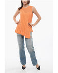 Viktor & Rolf Sleeveless HANGING BY A THREAD Top With Mesh Detail