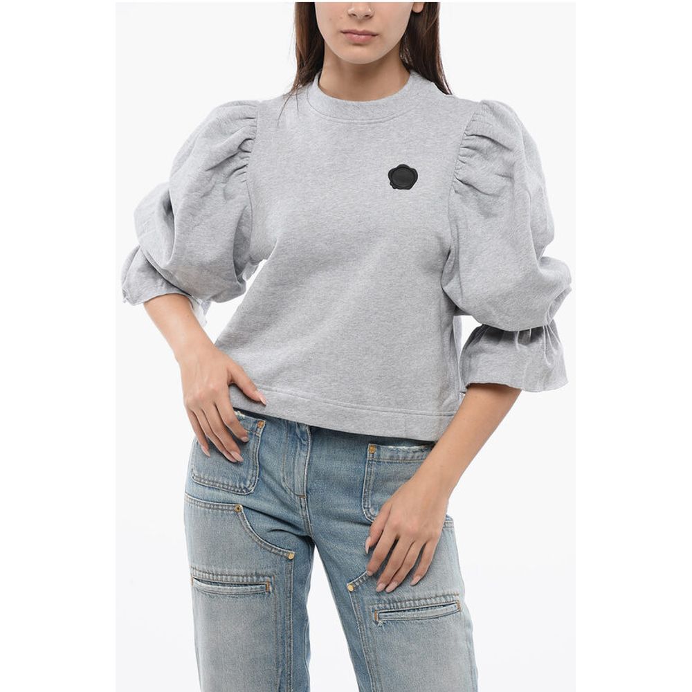 Viktor & Rolf Crewneck SEAL Sweatshirt With Puffed Sleeves