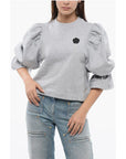 Viktor & Rolf Crewneck SEAL Sweatshirt With Puffed Sleeves