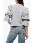 Viktor & Rolf Crewneck SEAL Sweatshirt With Puffed Sleeves