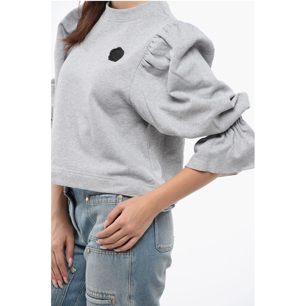 Viktor & Rolf Crewneck SEAL Sweatshirt With Puffed Sleeves