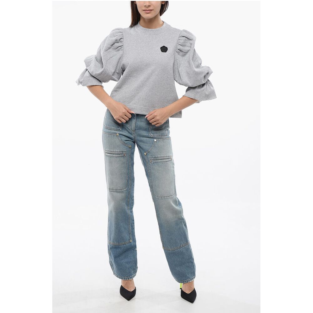 Viktor & Rolf Crewneck SEAL Sweatshirt With Puffed Sleeves