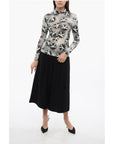 Viktor & Rolf Turtle Neck Long Sleeved Top With Bow Print