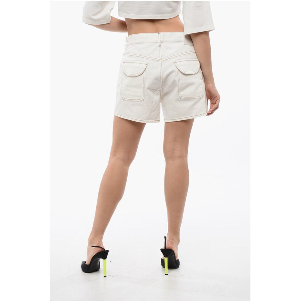 Off-White High Waisted VINTAGE Denim Shorts