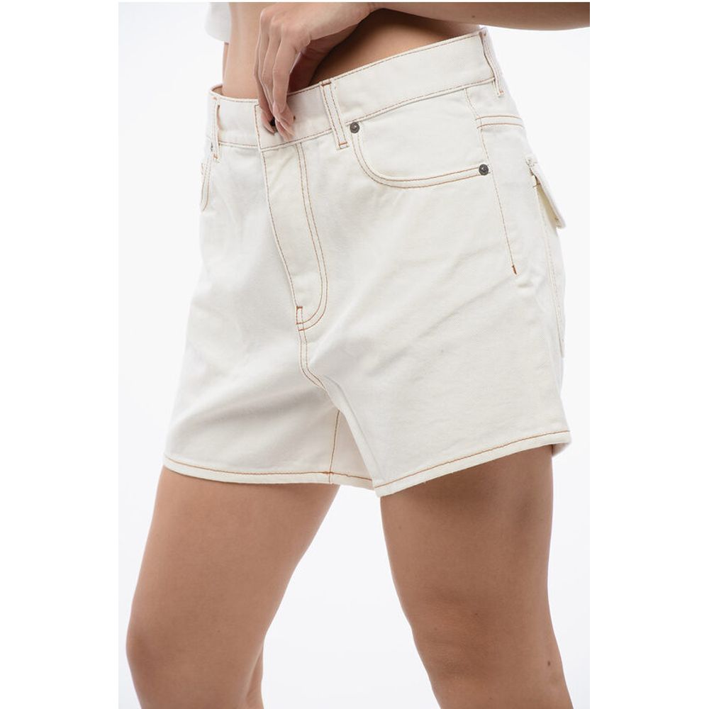 Off-White High Waisted VINTAGE Denim Shorts