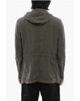 Altea Linen Sahariana Blazer with Hood
