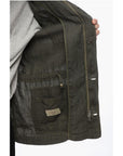 Altea Linen Sahariana Blazer with Hood