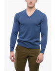Altea Linen-blended V neckline Sweater