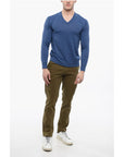 Altea Linen-blended V neckline Sweater