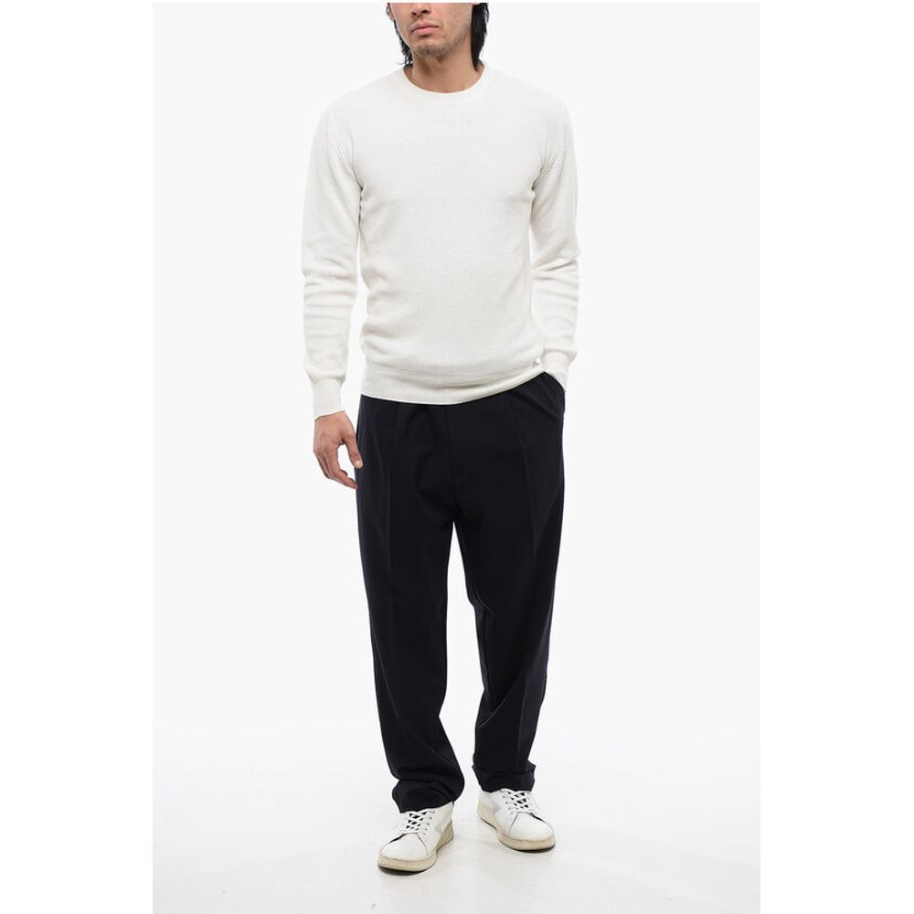 Altea Linen-blended Crewneck Sweater