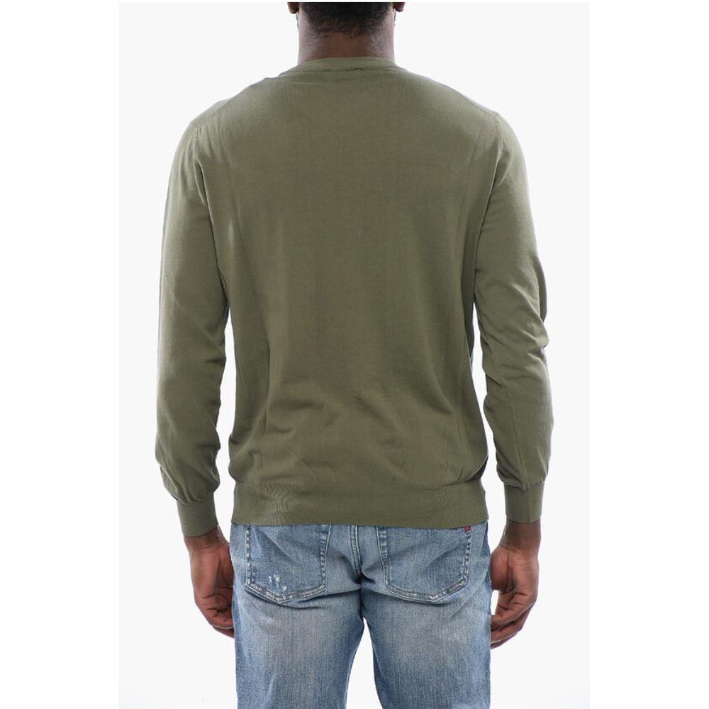 Altea Crepe Cotton Crewneck Sweater