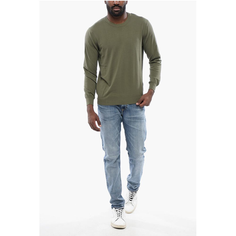Altea Crepe Cotton Crewneck Sweater