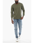 Altea Crepe Cotton Crewneck Sweater