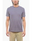 Altea Stripe Motif Linen Blend T-shirt