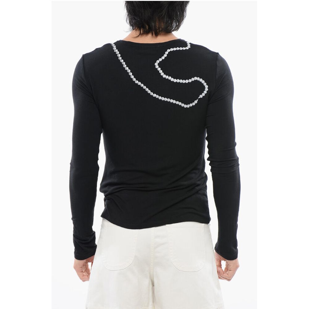 Off-White Pinted NECKLACE Long Sleeved T-shirt