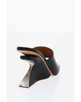 Off-White Open-Toe JUG Mules Wedge 10 cm