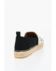 Off-White Linen BOOKISH Slip-On Espadrillas