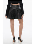 Off-White HIgh Waisted CARGO Leather Shorts