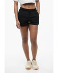 Off-White Nylon CRISPY Shorts with Mesh Side Band