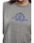 Off-White Cotton Crew-neck T-shirt with Print Logo