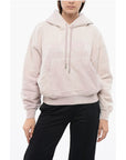 Off-White Maxi Hoodie LAUNDRY with Logo and Patch Pocket
