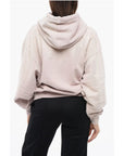 Off-White Maxi Hoodie LAUNDRY with Logo and Patch Pocket