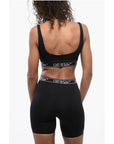 Off-White Sporty Bra with Logoed Elastic Band