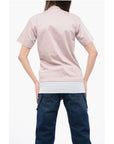 Off-White Solid Color LINGERIE T-Shirt with Contrasting Detail