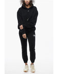Off-White Brushed Cotton Hoodie Embroidered On The Back