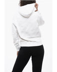 Off-White Overized Hoodie Sweatshirt with Embroidered Logo