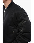 Off-White Padded Nylon ARROW Multipocketed Bomber Jacket