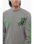 Off-White Skate-Fit 23 VARSITY Printed Long Sleeved T-shirt