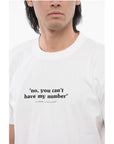 Off-White Printed NUMBER Slim-Fit T-shirt