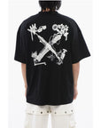 Off-White Oversize-fit SCAN Printed T-shirt