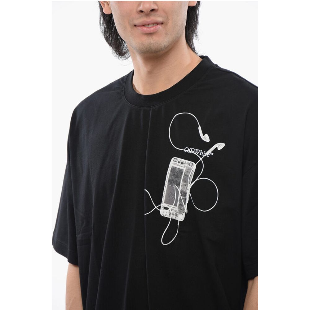 Off-White Oversize-fit SCAN Printed T-shirt