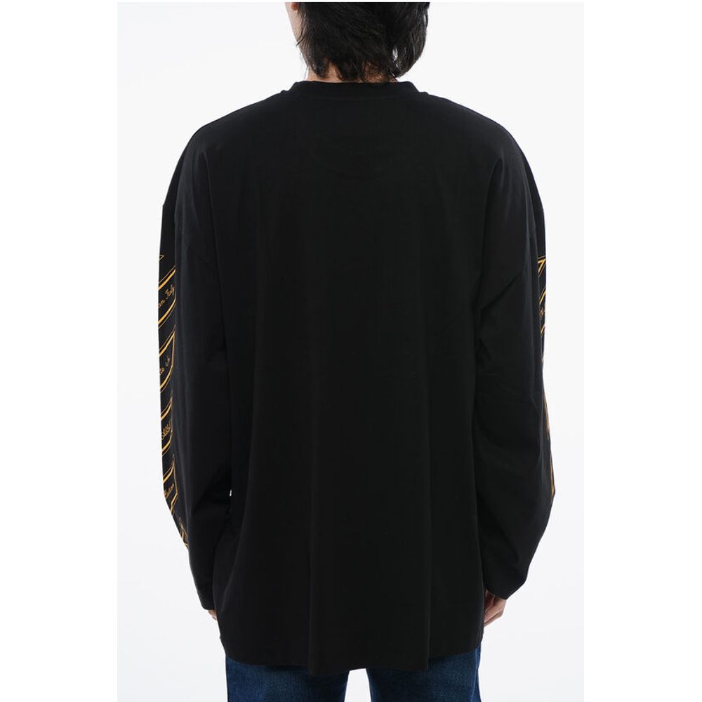 Off-White Crew Neck OW23 Cotton T-Shirt with Prints