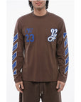 Off-White Printed RAIN DRUM Long Sleeved T-shirt