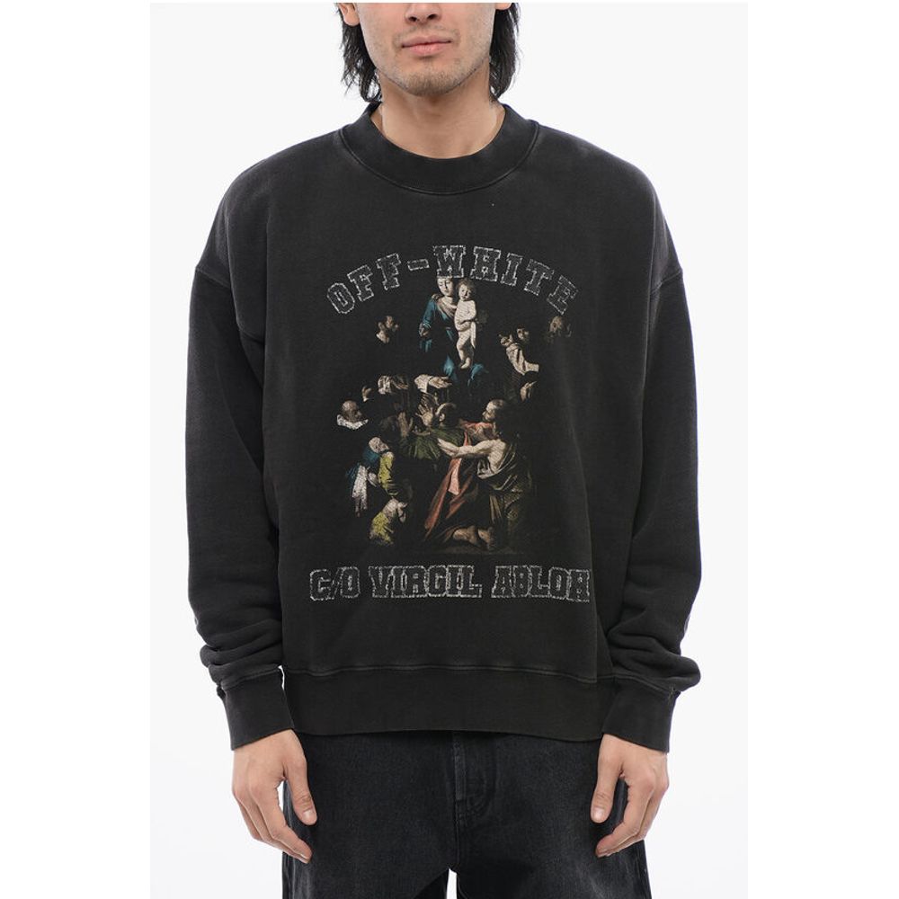 Off-White Printed MARY SKATE Crew-neck Sweatshirt