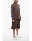 Off-White Printed RAIN DRUM Long Sleeved T-shirt