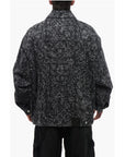 Off-White Distressed Design TATTOO LASER Denim Jacket